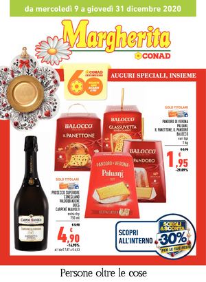 Volantino Conad Margherita Lazio Nord Ovest 09 Dicembre 31 Dicembre 2020