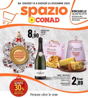 30 SPAZIO CONAD RONCADELLE 10 12 2020 24 12 2020