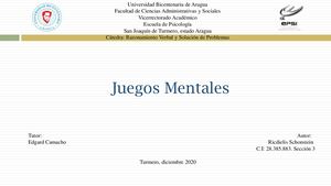 Juego Mental: ¿Qué llevo en la Maleta?