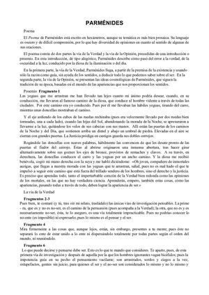 Parmenides Poema (1)