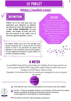 Fiche Conseil N°6 : Le Padlet
