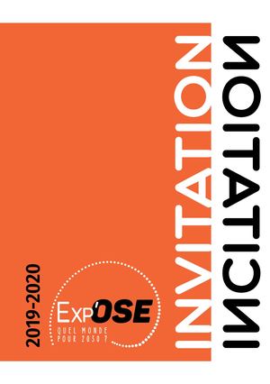 Invitation Incitation 2020
