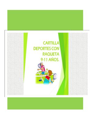 Cartilla Didáctica juegos de raqueta.