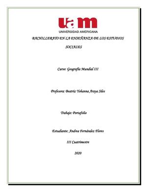 Portafolio Geo Andre