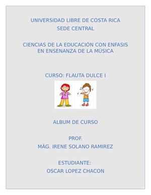 Album Curso Flauta