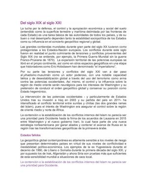 Del Siglo XIX Al Siglo XXI