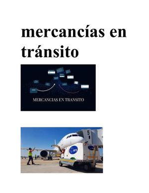 Mercancías En Tránsito