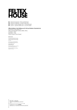 Feltex House - Office of Guilford Bell, 1957