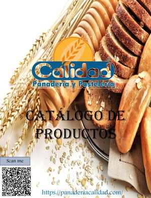 Catálogo Virtual- Panadería y Pastelería Calidad