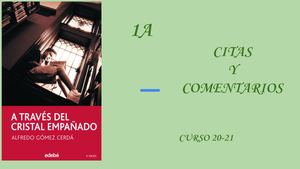 1A Citas Y Comentarios De _A Través Del Cristal Empañado