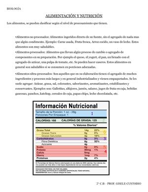 Alimentacion Y Nutricion 1
