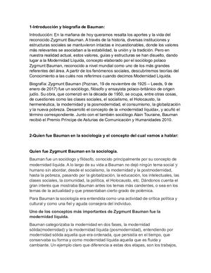 sociología sobre bauman