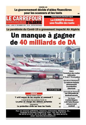 Le Carrefour D'algerie Du 07 Décembre 2020