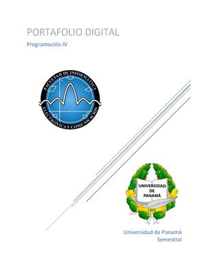 Portafolio Digital Programación Iv