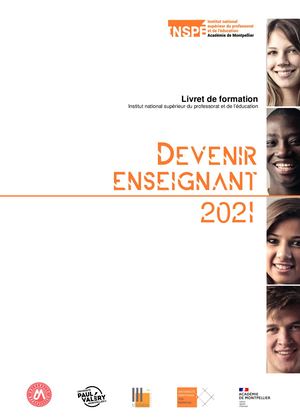 Livret Inspe 21