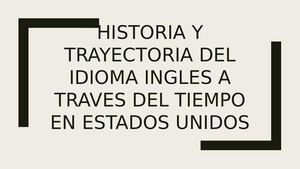 Historia Y Trayectoria Del Idioma Ingles A Traves Del Tiempo
