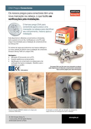 Cna Pregos Conectores Original