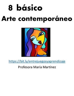 Artes 8 Básico, Unidad 3, Arte Contemporáneo