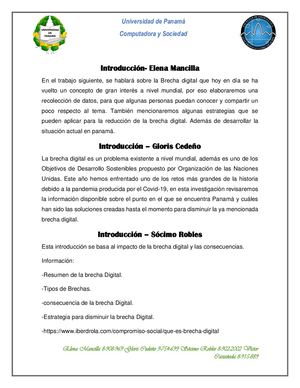 Reducción de Brecha Digital