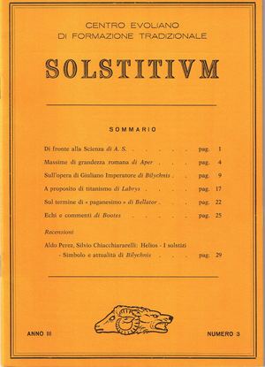 Sull Opera Di Giuliano Imperatore