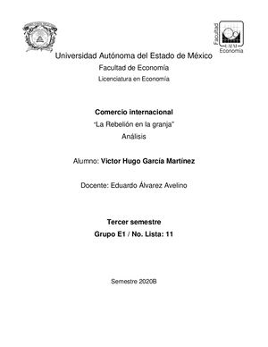 Rebelión En La Granja ANÁLISIS