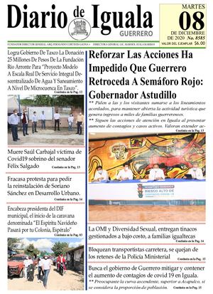 Martes 08 De Diciembre De 2020 Diario De Iguala