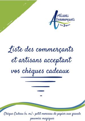Listing Commerçants Et Artisans
