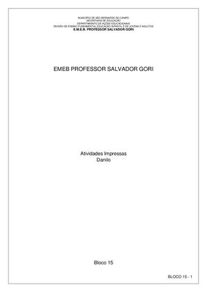 3ºano E Adaptada Danilo Bloco 15 Ok
