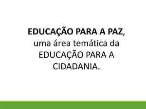 Dobrar Pela Paz 1º Ciclo