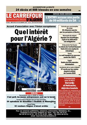 Le Carrefour d’Algérie Du 09 Décembre 2020