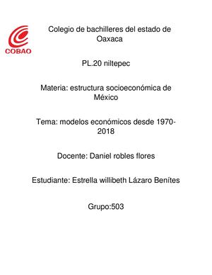 Modelos Económicos De México Estrella (1)