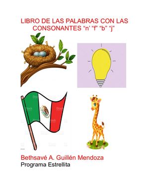 Libro De Las Palabras Con Las Consonantes
