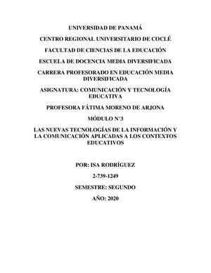 Examen Final De Comunicación Y Tecnología Educativa