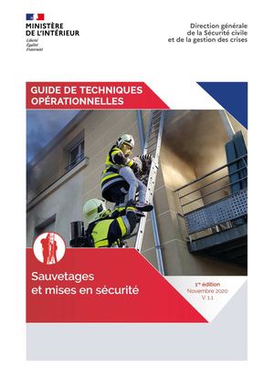 Gto Sauvetage Et Mises En Securité Bdfe Dgscgc
