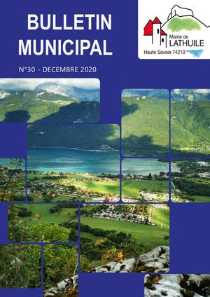 Lathuile Bulletin Municipal N°30 Decembre 2020
