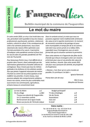 Fauguerollien décembre 2020