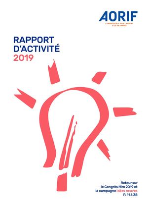 Rapport d'activité Aorif 2019