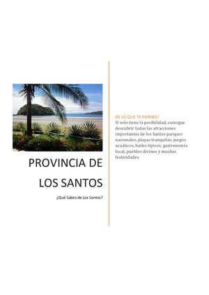 Provincia De Los Santos