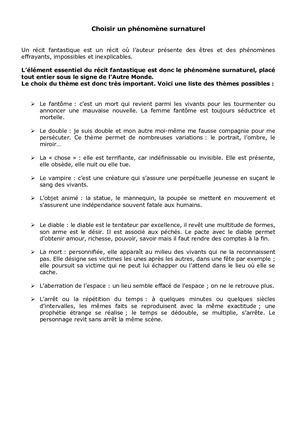 Choisir Un Phénomène Surnaturel