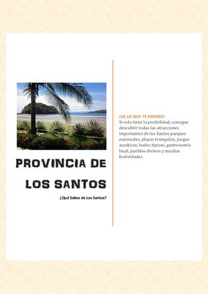 Provincia De Los Santos Semestral