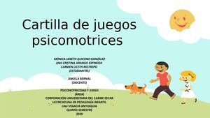 Cartilla De Juegos Psicomotrices