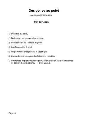 (ARBO-33)-Des poires au poiré