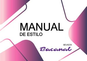 Manual revista Bacanl