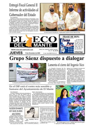 Jueves 10 De Diciembre De 2020