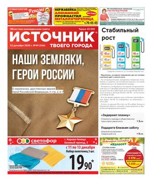 ИСТОЧНИК ТВОЕГО ГОРОДА (11.12.2020)