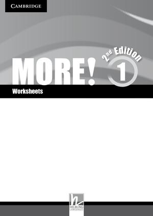 More! 1 Second Edition Worksheets