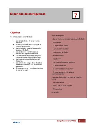 Periodo Entre Guerras