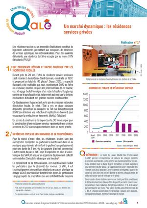 Observatoire amiénois du logement étudiant - N° 3 - Un marché dynamique : les résidences services privées