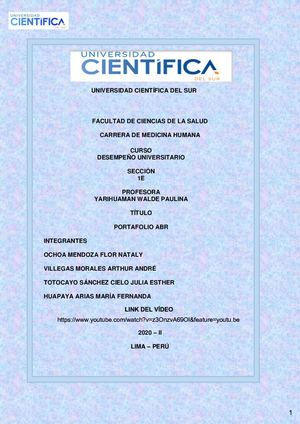 PORTAFOLIO ABR - DESEMPEÑO UNIVERSITARIO