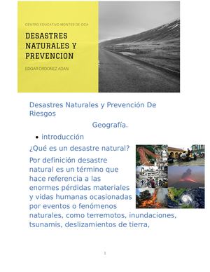 Desastres Naturales (1)